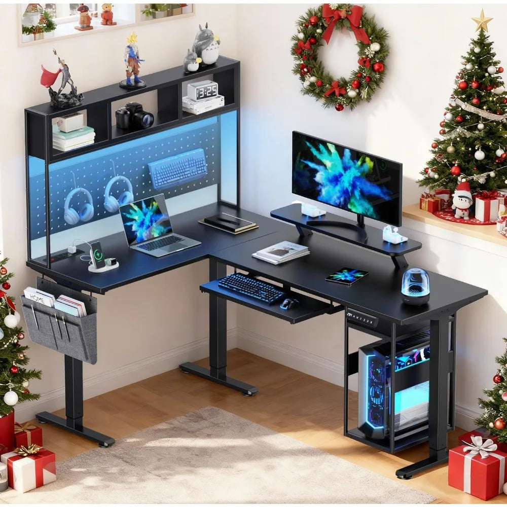 electric-l-shaped-standing-desk-adjustable-height-67-x-47-corner-computer-desk-with-host-shelf-gaming-desk-with-led-lights