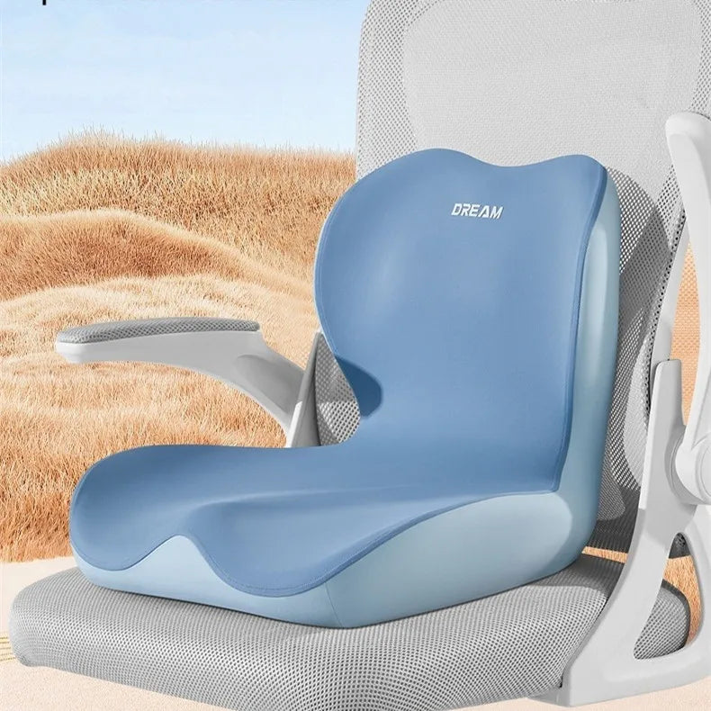 Upgrade ’L’ Shape Memory Foam Orthopedic Cushion Comfort Ergonomic Design Back Coccyx Pillow Car Seat Office Chair Pain
