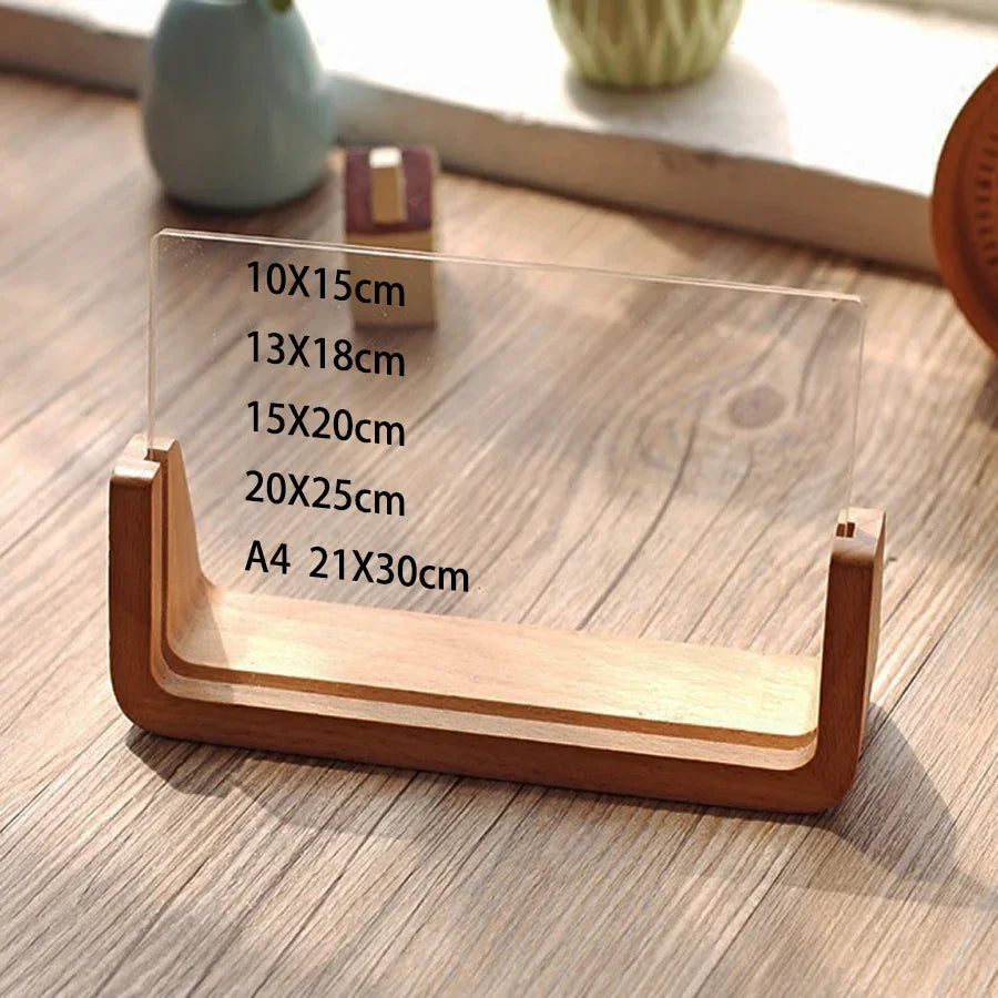 Wooden Photos Frame,Acrylic Photo Frame,Nordic Photo Frame For Wedding,Photo Picture Frame,Desktop Office Photo Decor