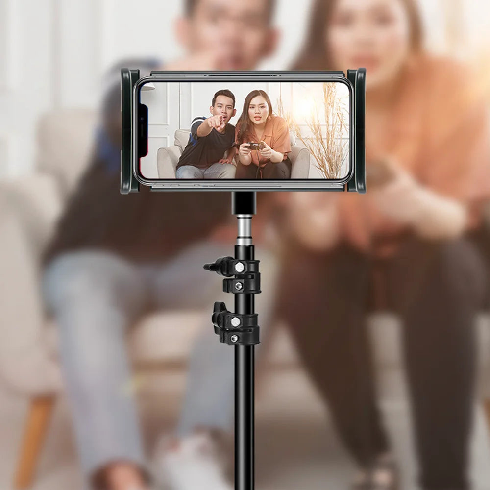 Adjustable Tripod Floor Tablet Stand Holder Mount for 4-14 Inch Smartphones Lazy Bracket Support for iPad Pro Air