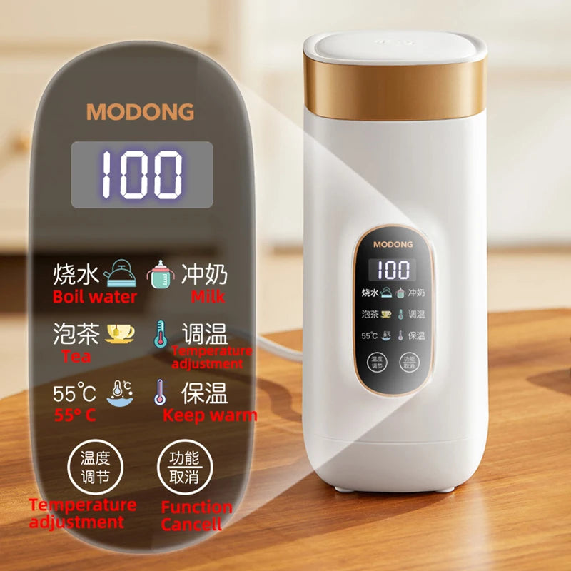 550ml Electric Kettle Portable Heating Cup Multifunction Boiled Water Pot Smart Teapot Adjustable Temperature Kettles