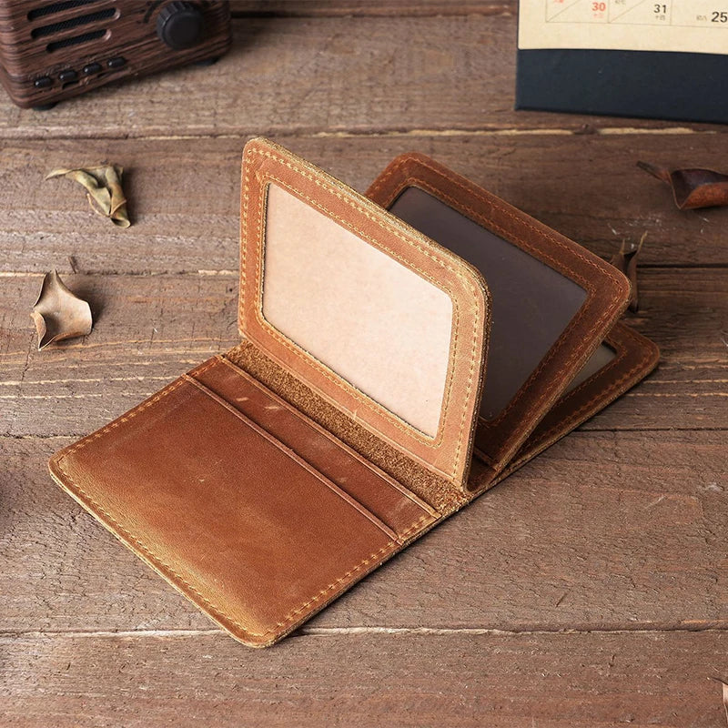 Driver License Card Holder Genuine Leather Cover for Car Driving Documents Business ID Credit Credentials Wallet