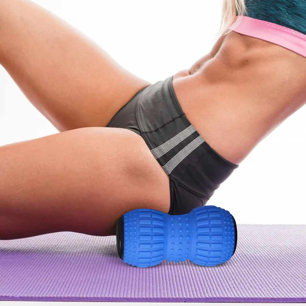 Electric Peanut Ball Ergonomic Massage Ball Rechargeable Vibrating Roller 3 Speed for Myofascial Release & Muscle