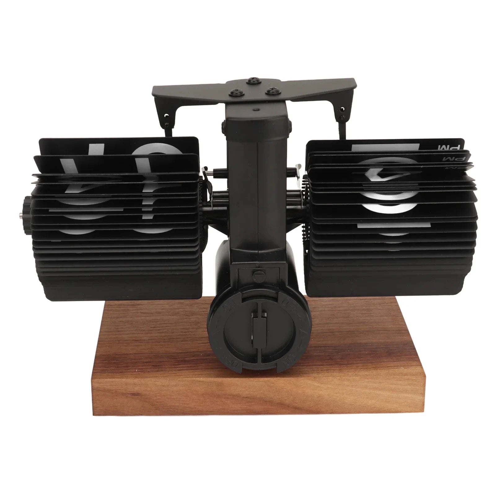 A Flipping Clock with Page Turning Automatically for Modern Home Decoration Full of Sense of Technology Retro Table