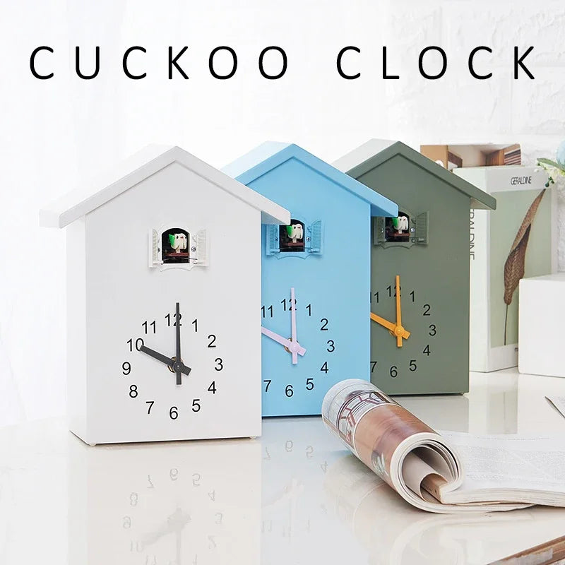 20x25cm Cuckoo Quartz Wall Clock Modern Bird Home Living Room Hanging Watch Horologe Clocks Timer Office Home