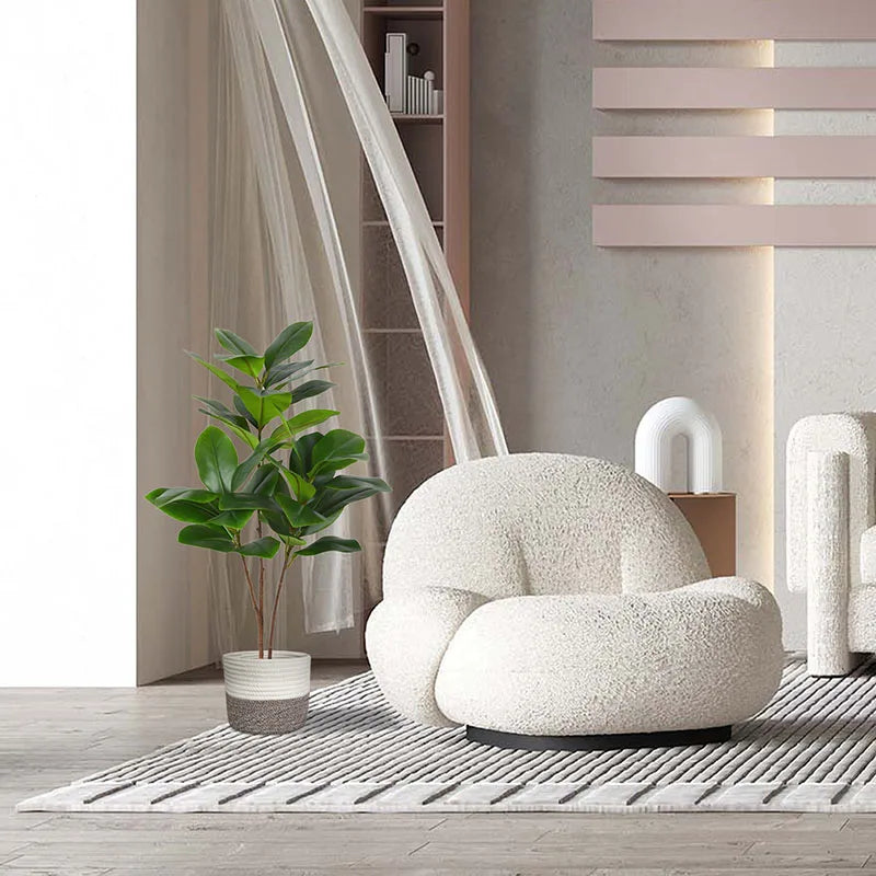 51in Large Artificial Plants Fake Banyan Tropical Artificial Ficus Tree Branch Plastic Rubber Tree For Home Garden