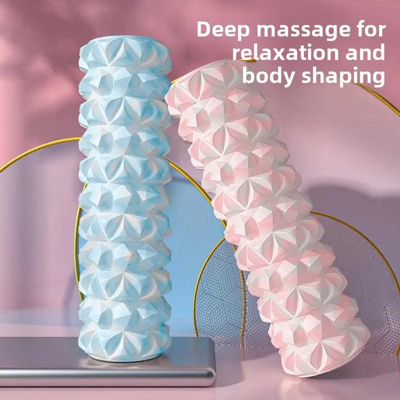 Diamond Foam Axle New Style Roller Slimming Legs Beauty Shaping Deep Massage Yoga Column Muscle Relaxation Equipment