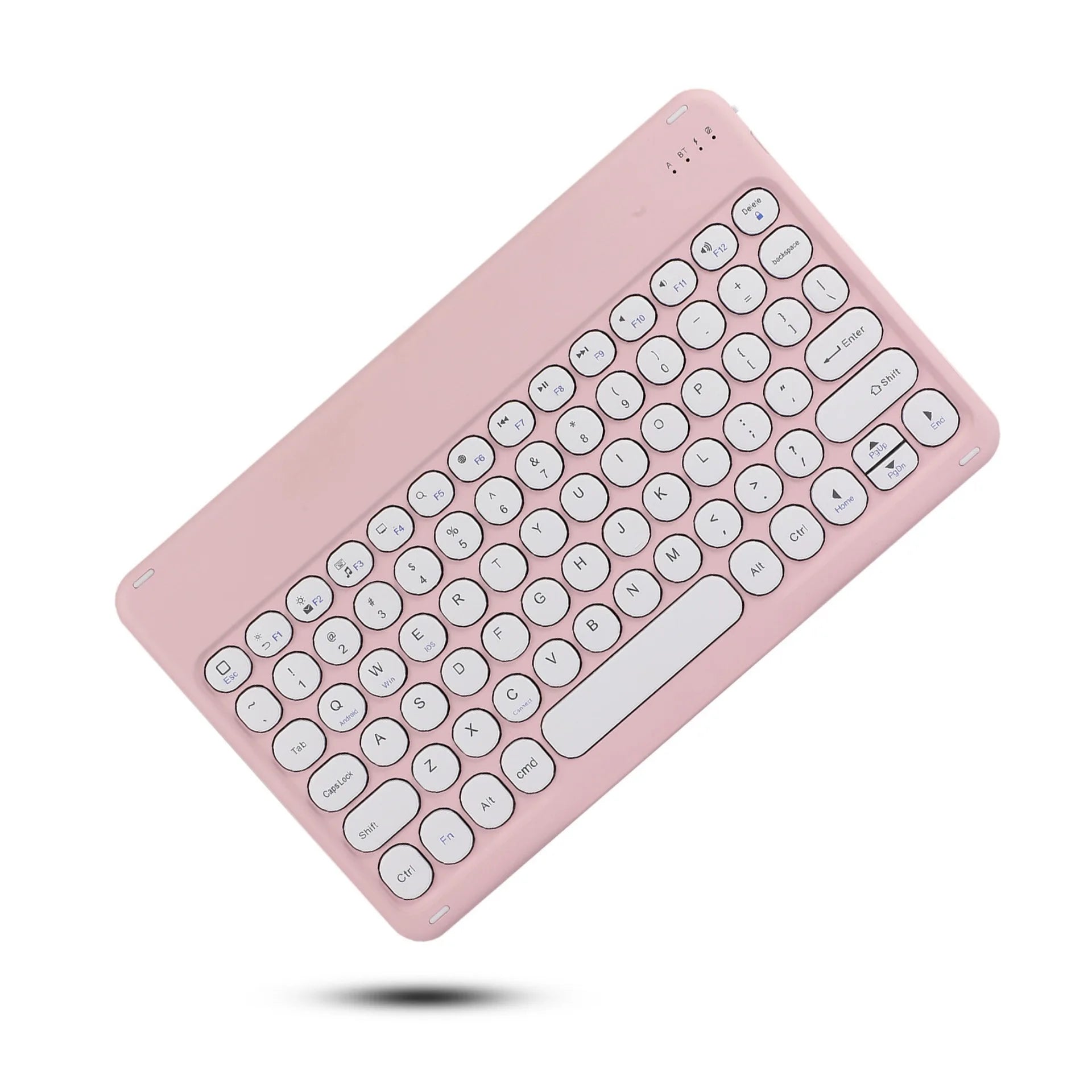Spanish/English Bluetooth Keyboard 10 inch for iPad Air Pro Wireless Rechargeable Keyboard for Phone Tablet Laptop
