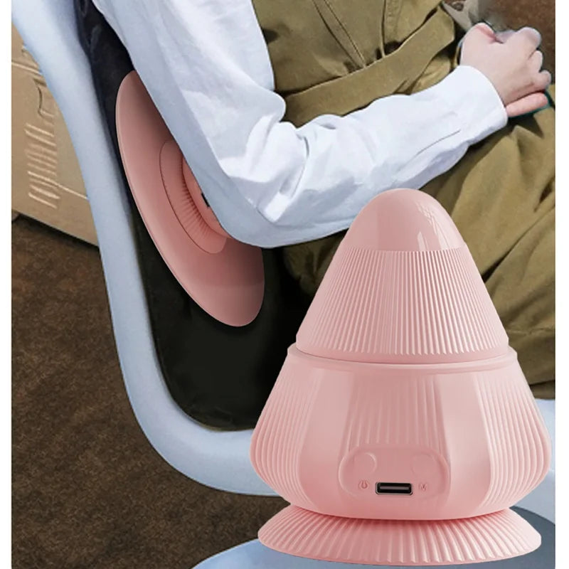 Electric Vibrating Massage Ball Myofascial Release Tool With Suction Cup Fitness Muscle Relaxation Deep Tissue