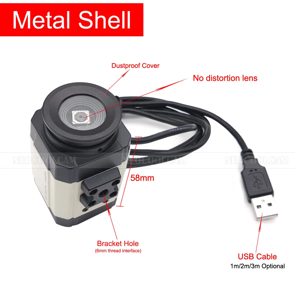 NEOCoolcam HD 4K Autofocus USB Webcam 3264 x 2448 MJPEG UVC 8MP IMX179 Video Live PC Camera for Meeting Document