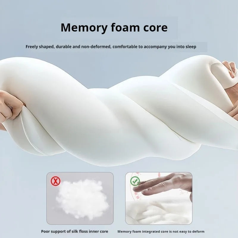 Memory Foam Lumbar Back Cushion Car Office Chair Lumbar Cushion Postpartum Waist Support Multi Functional Pain Relief