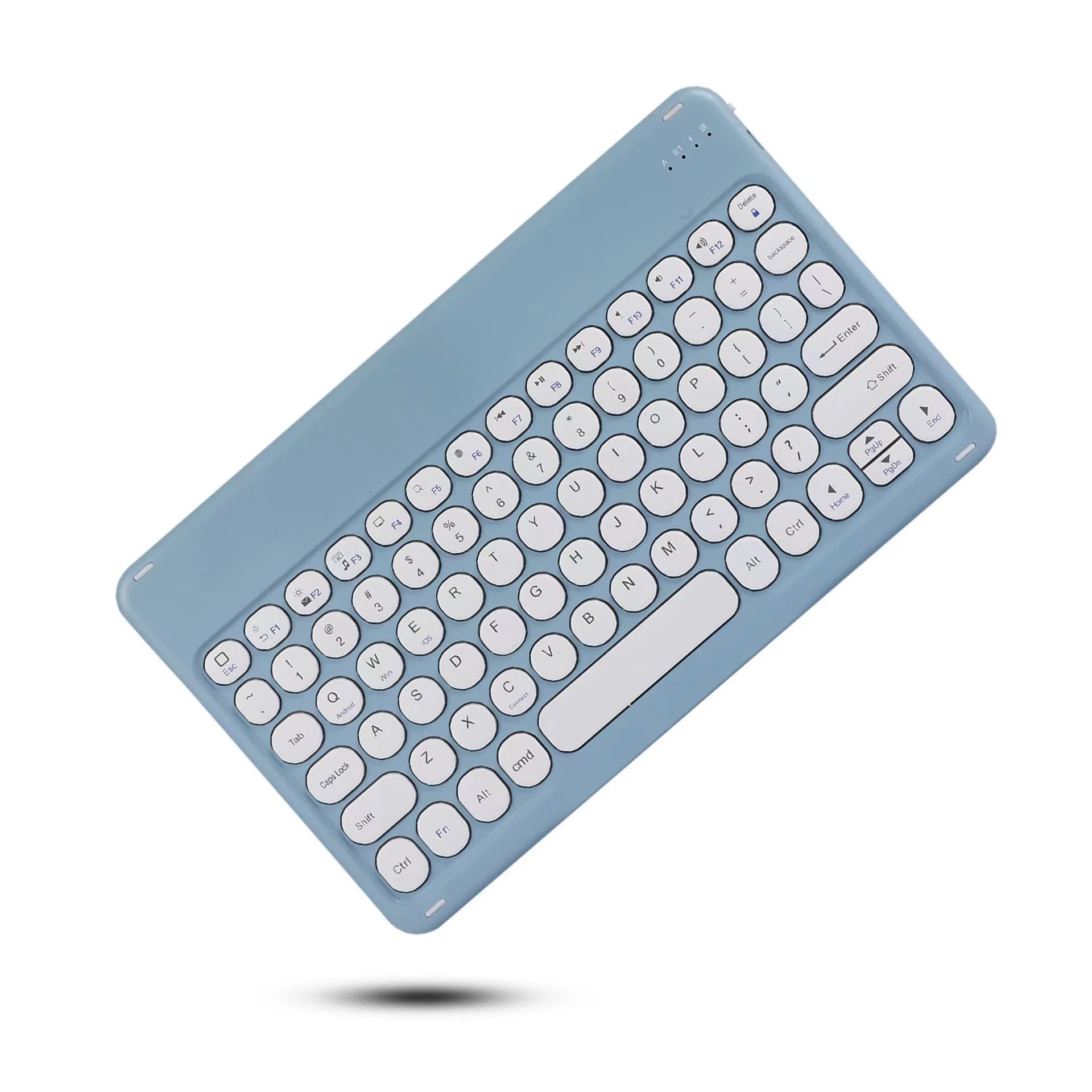 Spanish/English Bluetooth Keyboard 10 inch for iPad Air Pro Wireless Rechargeable Keyboard for Phone Tablet Laptop