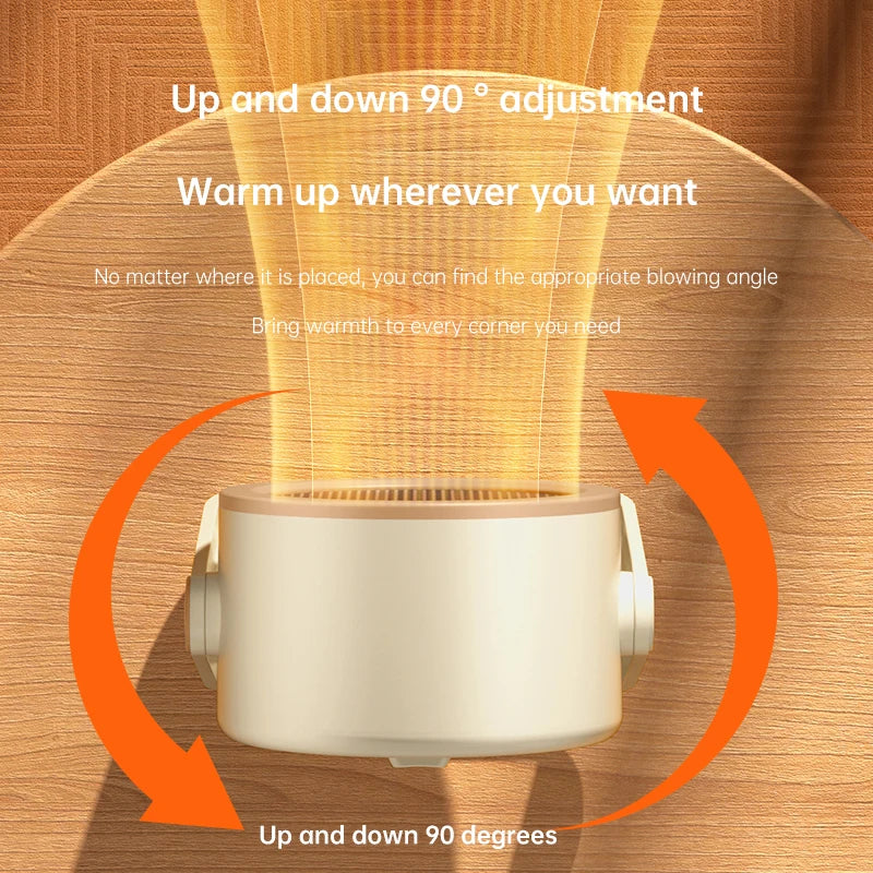 Desktop Heater Electric Heater Hot Air Blower Portable Fan Heater Mini Radiator Office Room Home Appliance Warmer Low