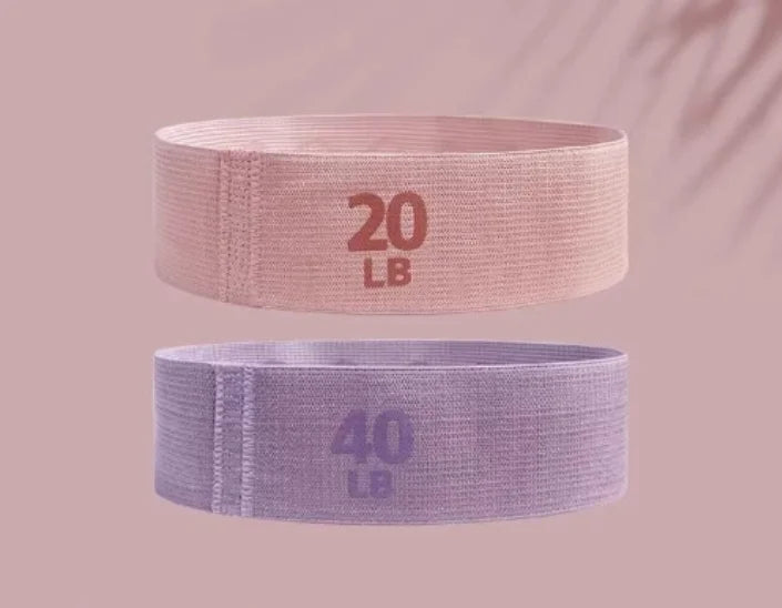 Hip resistance bands anti-slip stretch fitness strips portable glute thigh elastic bands yoga gym equipment - Beginner