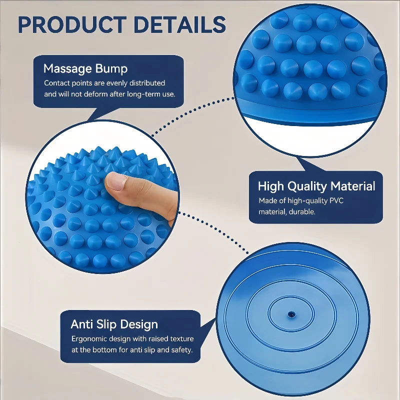 Massage Durian Ball 3D Spike PVC Anti-Slip Full Body Fascia Release Portable Fitness Recovery