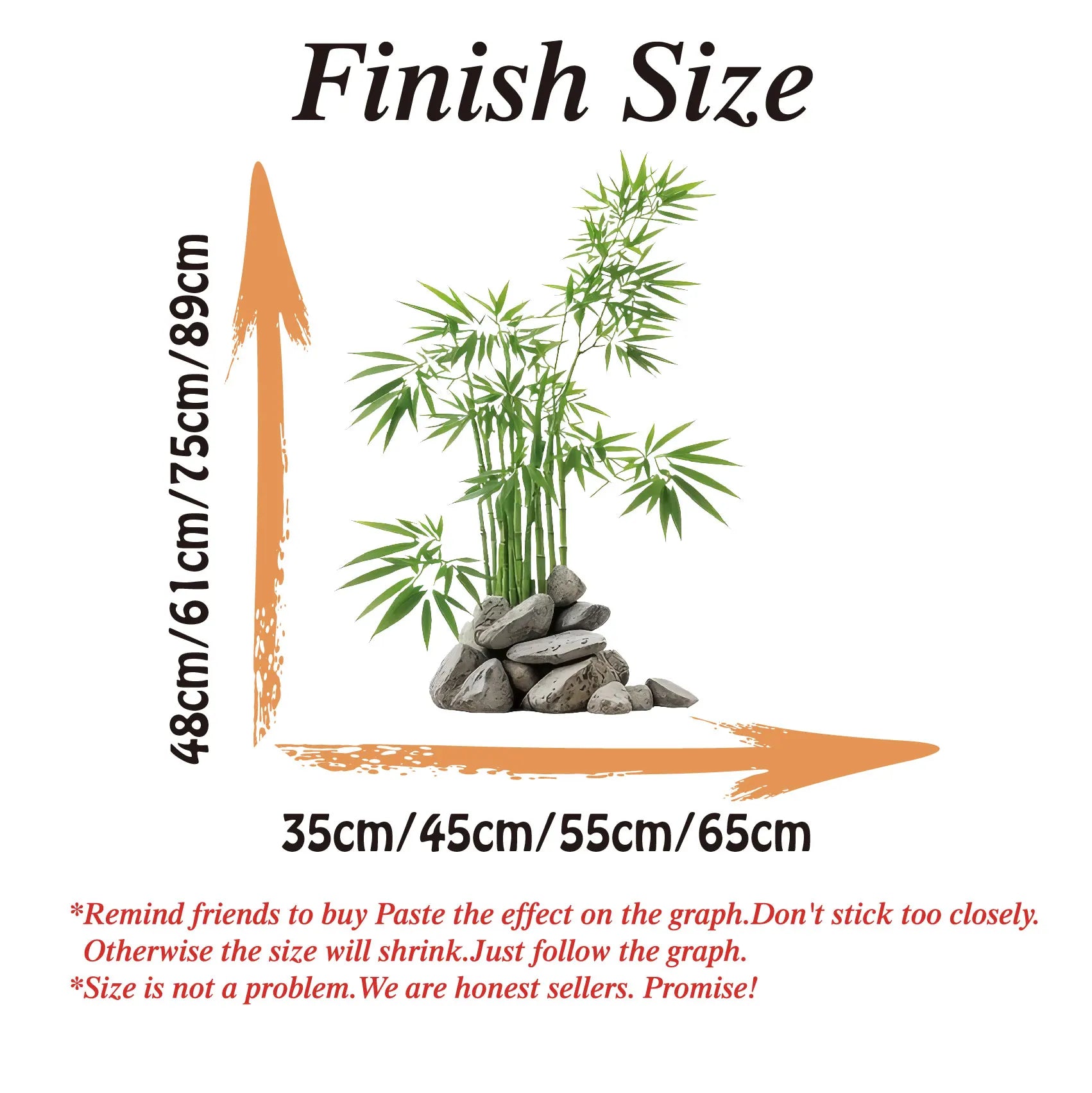 Watercolor Green Bamboo Leaf Plant Wall Stickers Decals Bedroom Bathroom Office Kitchen Playroom Home Decoration