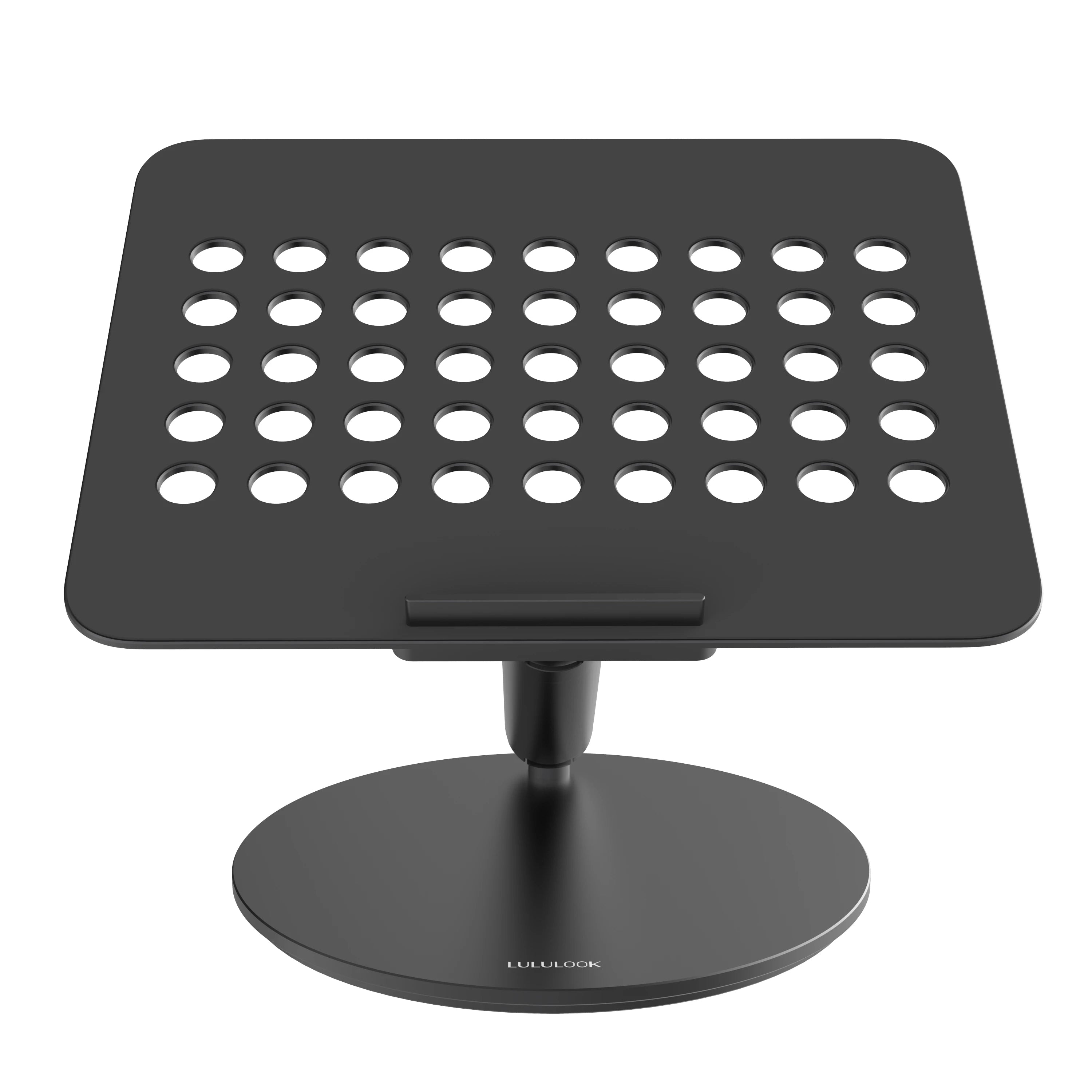 LULULOOK Foldable Laptop Stand with 360 Rotating Base Notebook Stand Laptop Holder For MacBook Pro/Air,Dell,Laptops