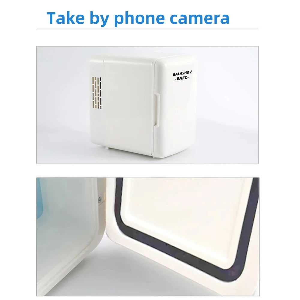 4L Mini Refrigerator 12v 110V 220V Electric Portable Camping Tourist Cooler for Car Cosmetic Makeup Storing Skincare