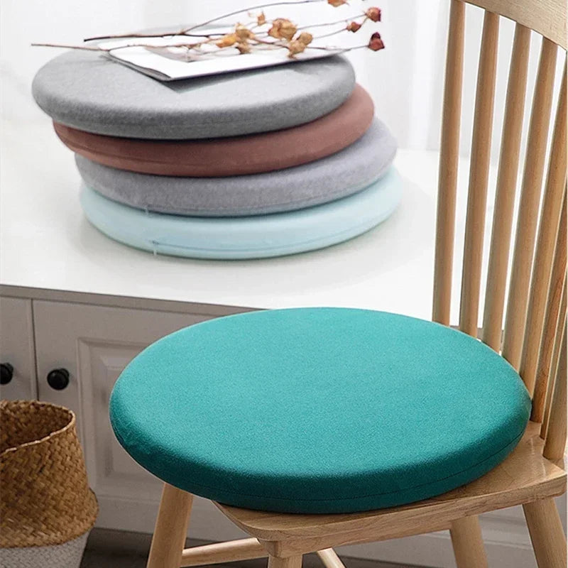 30/35/40/45cm Memory Foam Soft Seat Pad Round Pillow Plush Cushion Toys Seat Pad Chair Seat Cushion Warm Small Stool