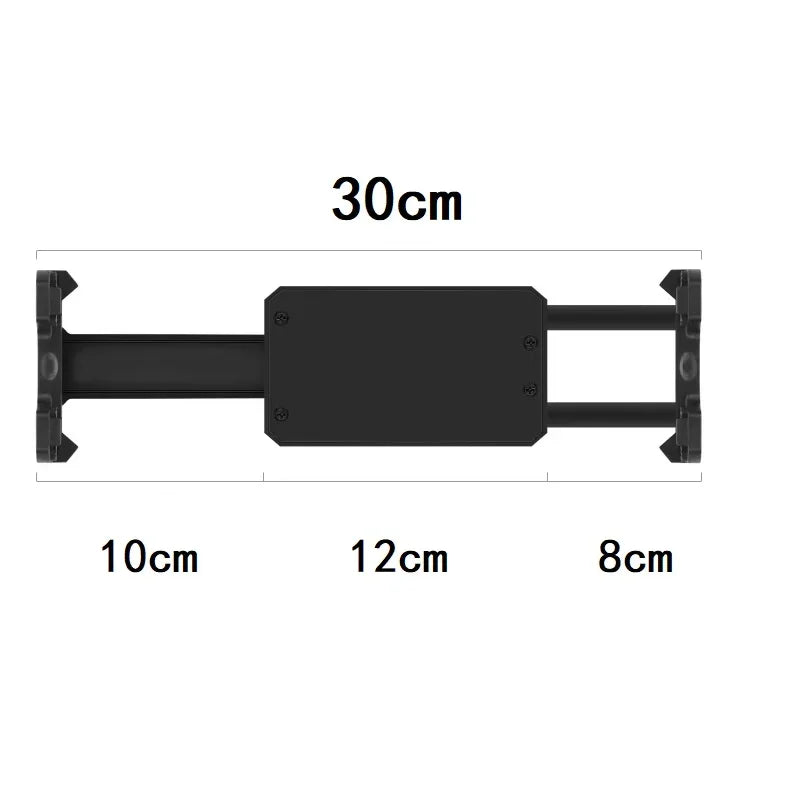 Universal Monitor Stand Desk Holder for 12-17.3’’ Displays VESA Mount Expandable Base Vertical Screen Folding - 30cm
