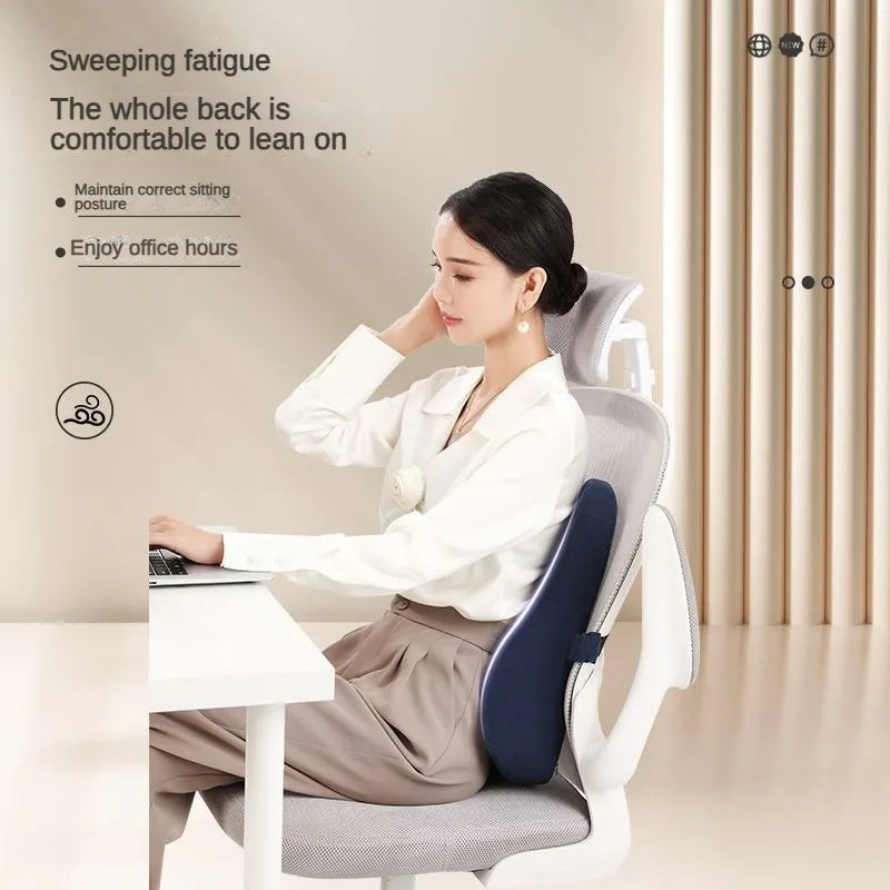 Orthopedic Chair Back Cushion Memory Foam Car Seat Office Sofa Waist Lumbar Side Support Pillow Spine Coccyx Protect