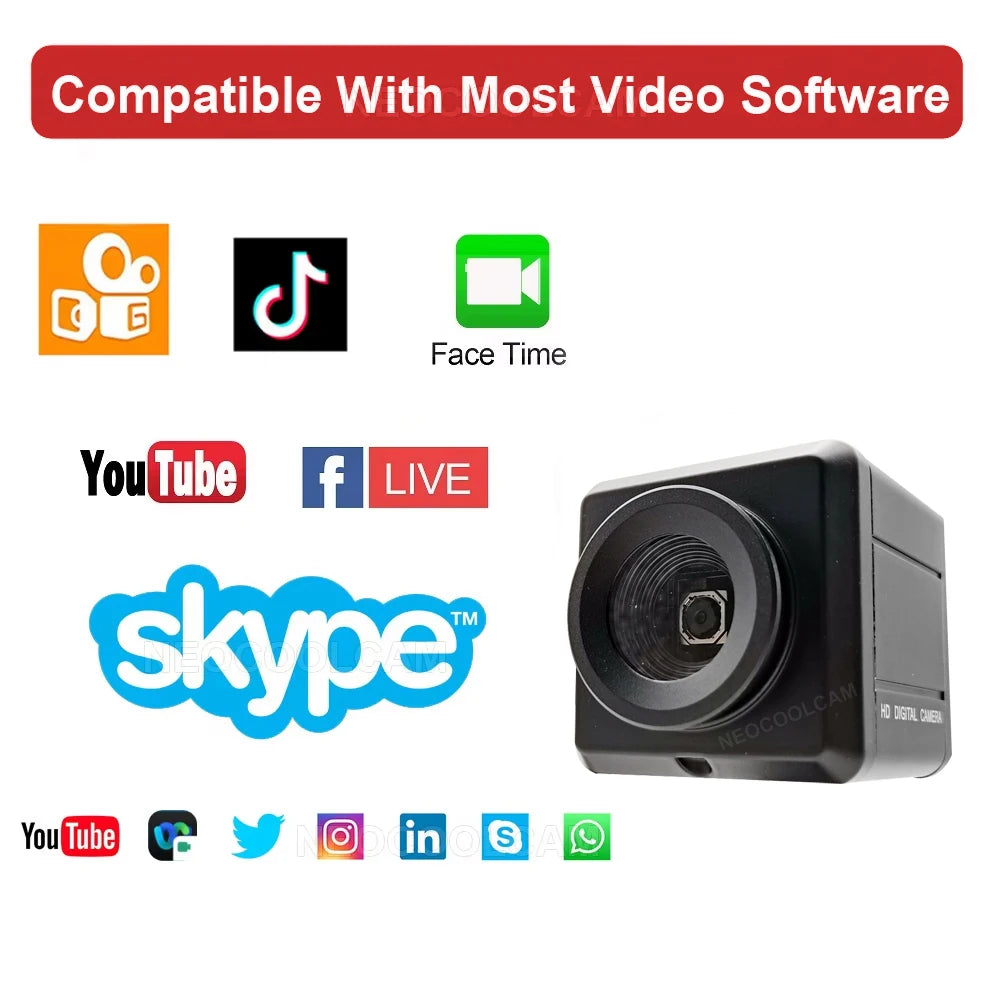 HD 12MP Autofocus Webcam IMX362 4000x3000 MJPG High Speed UVC USB PC Video Live Camera for Meeting Document Scanning