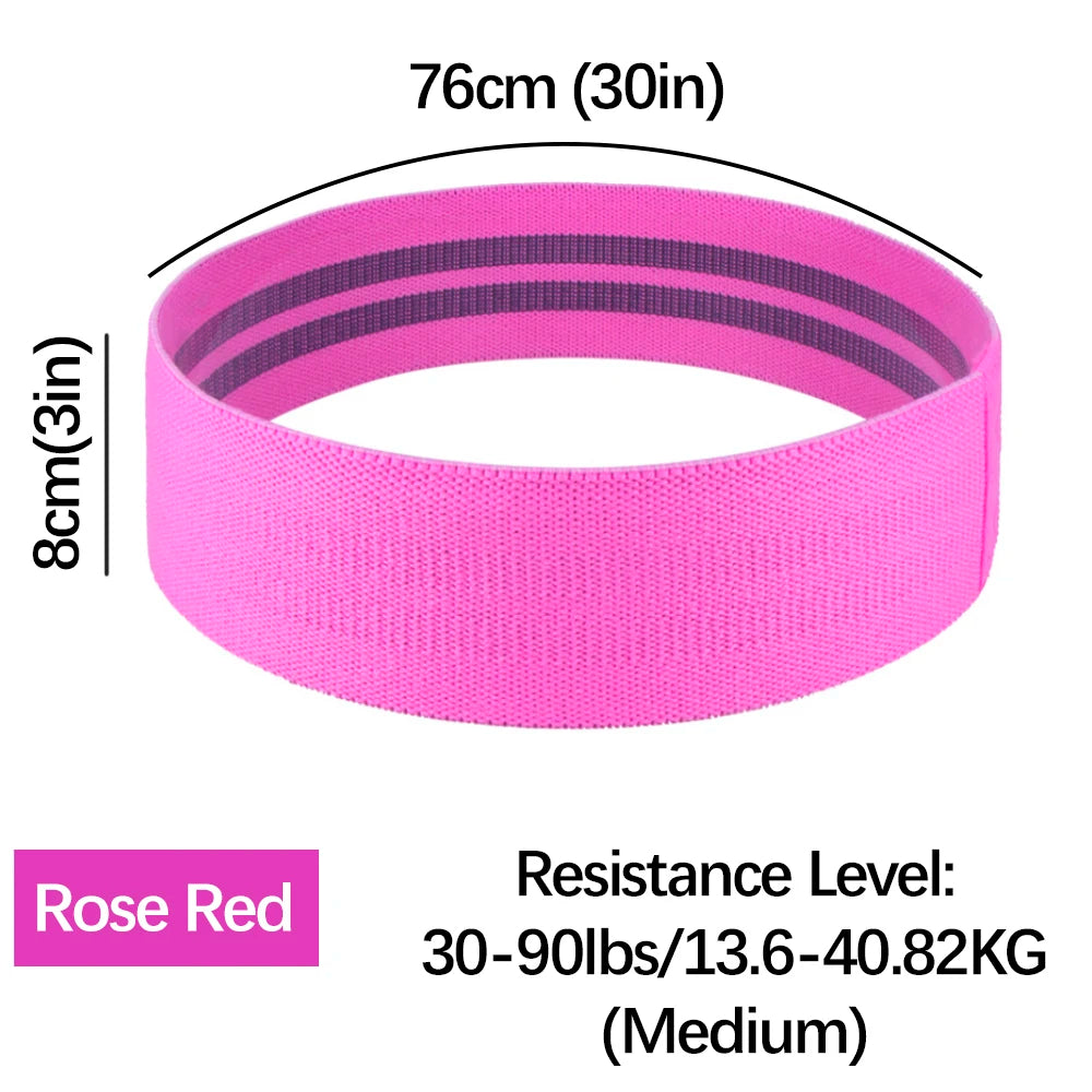Custom Logo Booty Bands for Women and Men Fitness Elastic Exercise Workout Bands Hip Circle Thigh Squat Gym Equipment