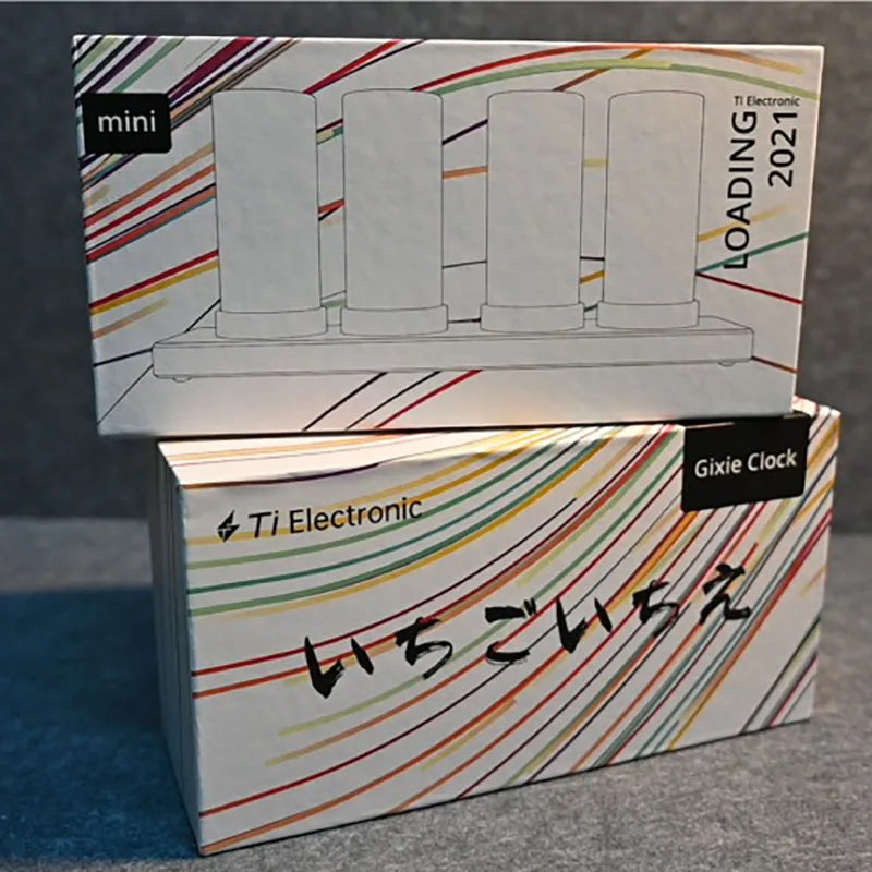 Creative Led Proposed Glow Tube Clock Destiny Stone Gate APP Rate of Change Detector Multi Functional Timer Desktop