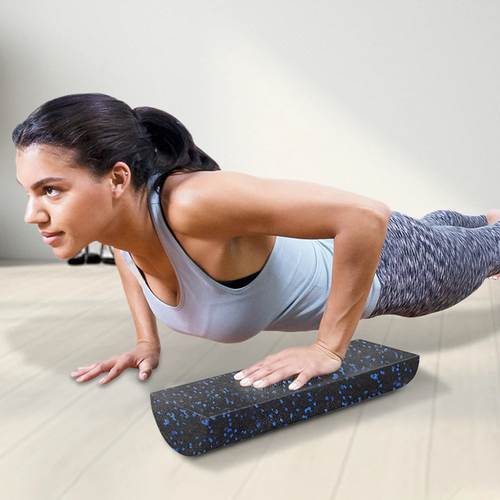 Half-Round Yoga Roller Yoga Column High Density Semi-Circular Foam Roller 30cm Back Stretcher Multi-Function for Back