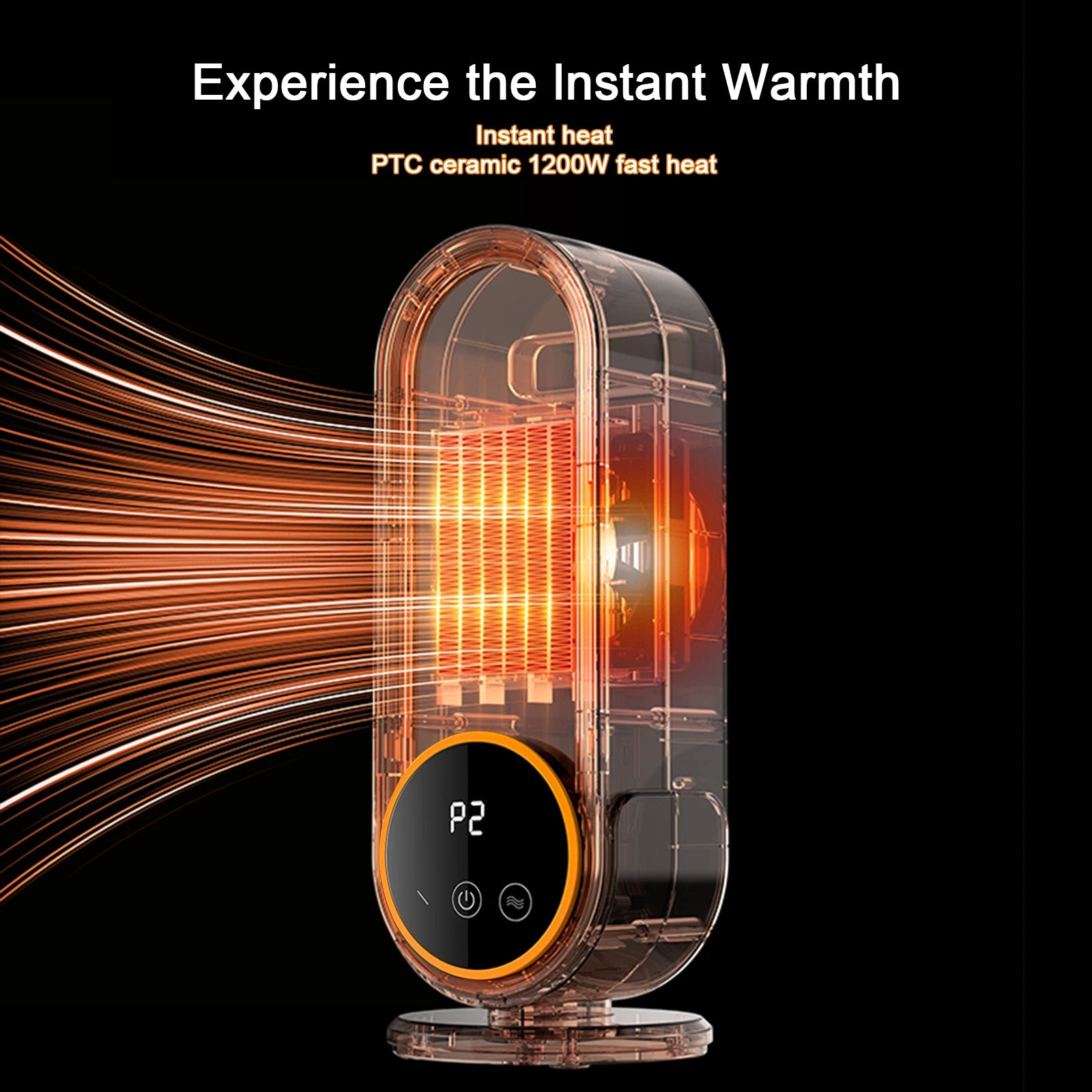 PTC Ceramic Heating For Home Bedroom Office Portable Heater Electric Fan Heater Mini Radiator Desktop Warmer Machine