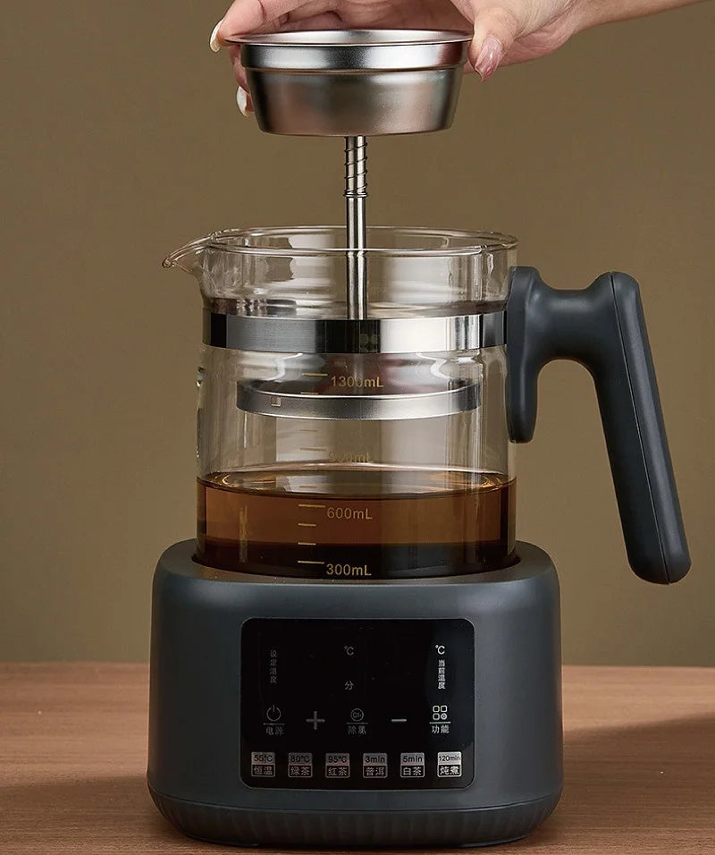 1.3L Tea Maker Baby Constant Temperature Milk Regulator Steam Spray Office Tea Kettle Multifunctional Electric Kettle