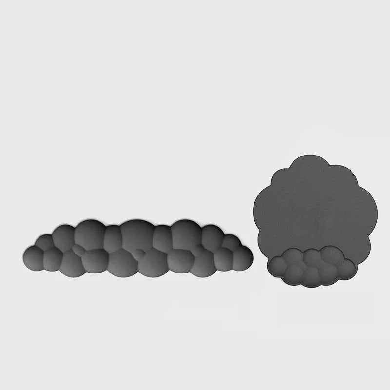 Cloud Wrist Rest Keyboard Memory Foam Mouse Mat Anti-slip Keyboard Handle Support MousePad Set Ergonomic Cloud Wrist