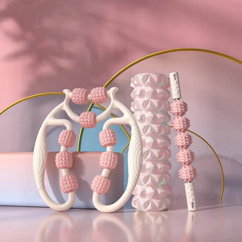 Diamond Foam Axle New Style Roller Slimming Legs Beauty Shaping Deep Massage Yoga Column Muscle Relaxation Equipment