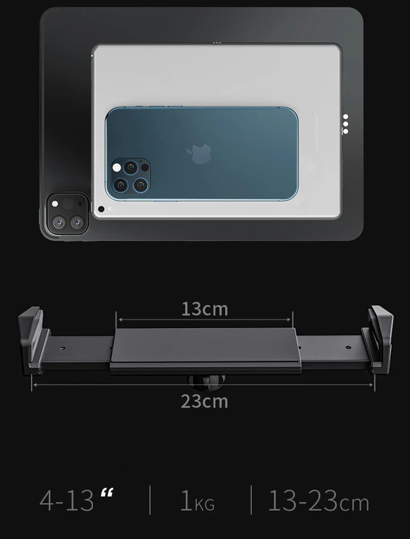 Aluminum 360 Adjustable Stand Holder Mount For 4-12.9 inch Mobile Phones Tablets PC Lazy Arm Bed Desk Tablet Support