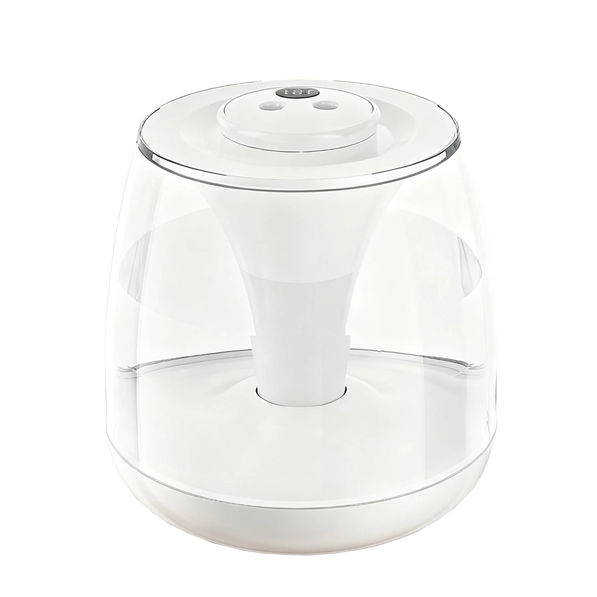 Large capacity dual spray humidifier mute digital display humidity household bedroom color atmosphere light