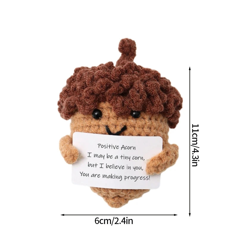 Positive Potato Ornament Desk Accessories Offices Accessories Desktop Decoration Crochet Fruits Vegetables New Year