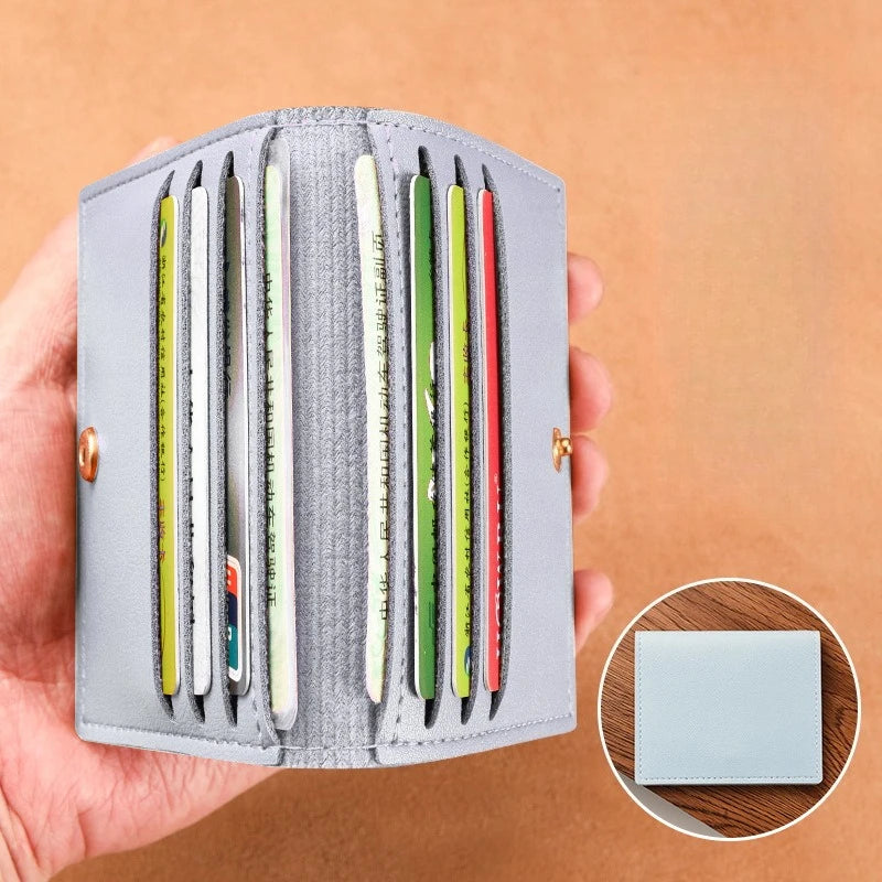 1Pc Card Bag Slim And Compact Bank ID Card Case Driver’s License Wallet Simple And Anti Demagnetization Card Holder