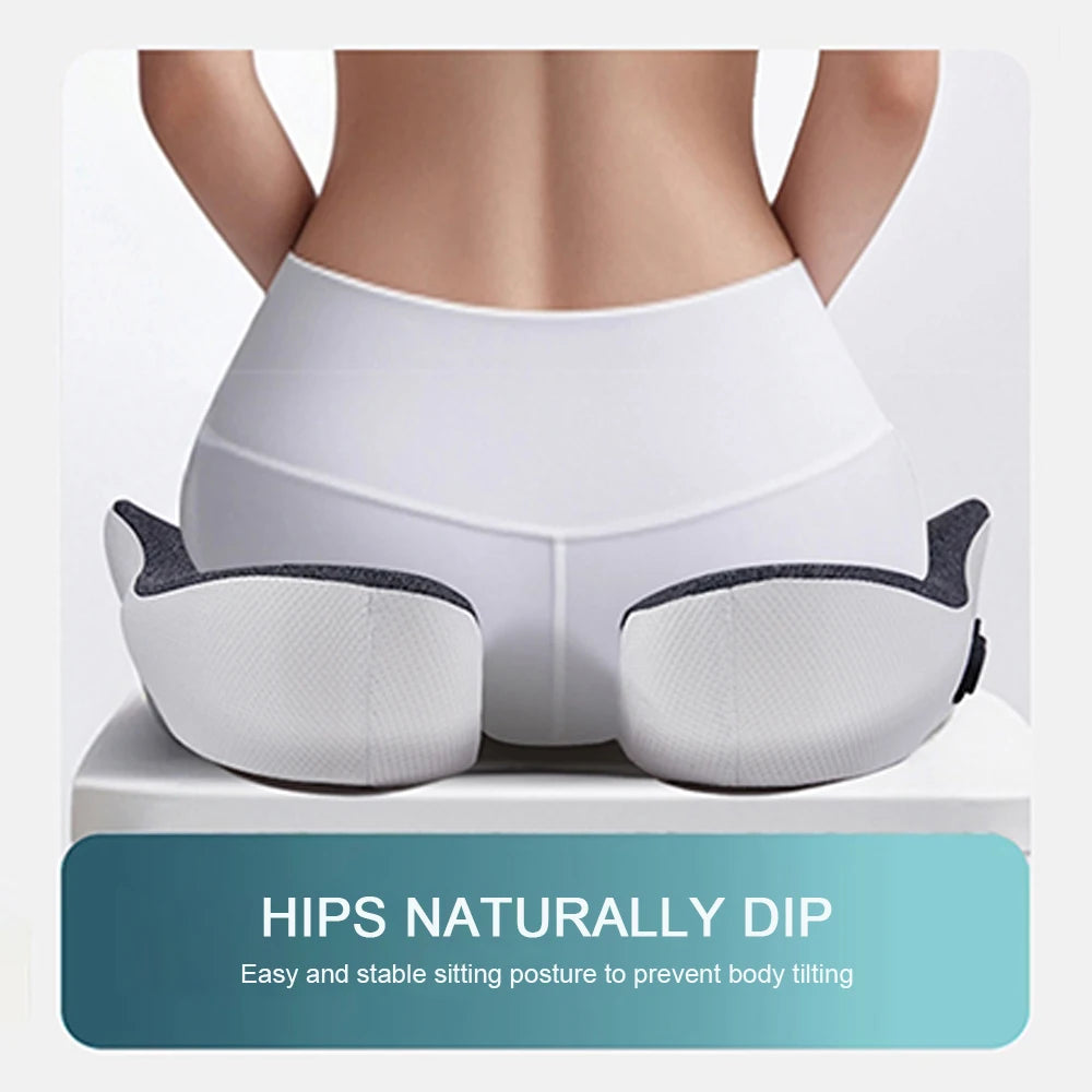 Orthopedic Chair Cushion Memory Foam Office Chair Cushion Car Seat Support Waist Pillow Massage Buttocks Coccyx Cushion