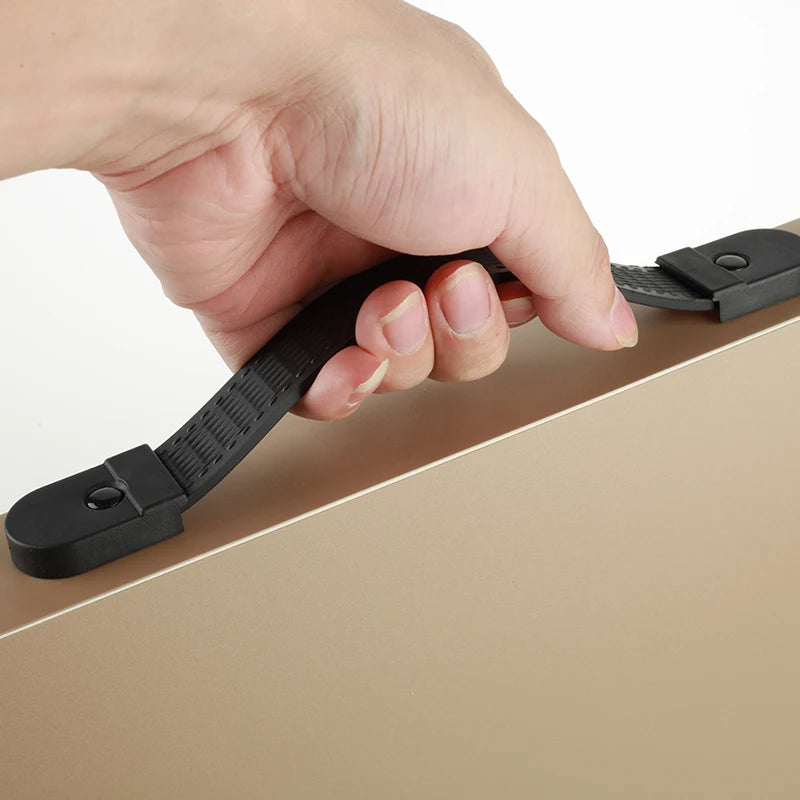 A3 Handheld File Storage Bag Large-Size Document Organizer Office Portfolio Folder 4K Artwork Storage Holder