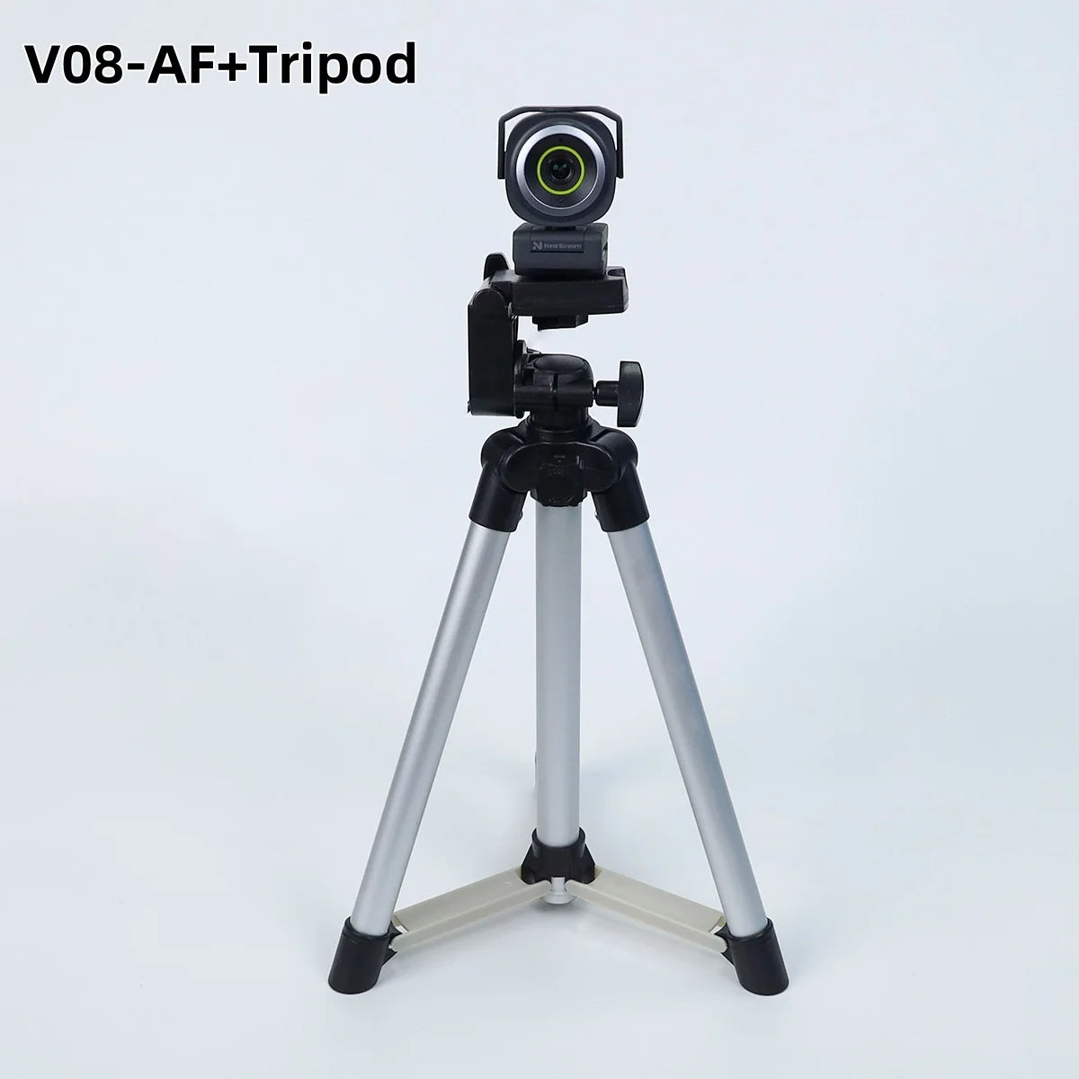 Nearstream 4K Webcam HDR 1080P@60FPS Noise Canceling Mic 45°-95°Adjustable FOV Auto Focus AI Framing for PC - V08AF