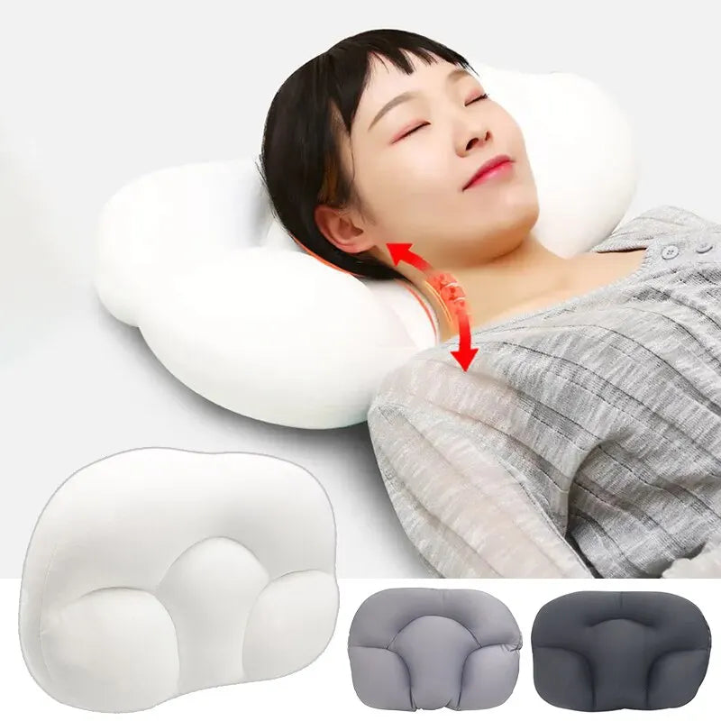 All-round Egg Shaped Cloud Pillow Soft Bed Pillow Nursing Pillow 3D Ergonomic Sleeping Memory Foam Egg Shaped Ergonomic