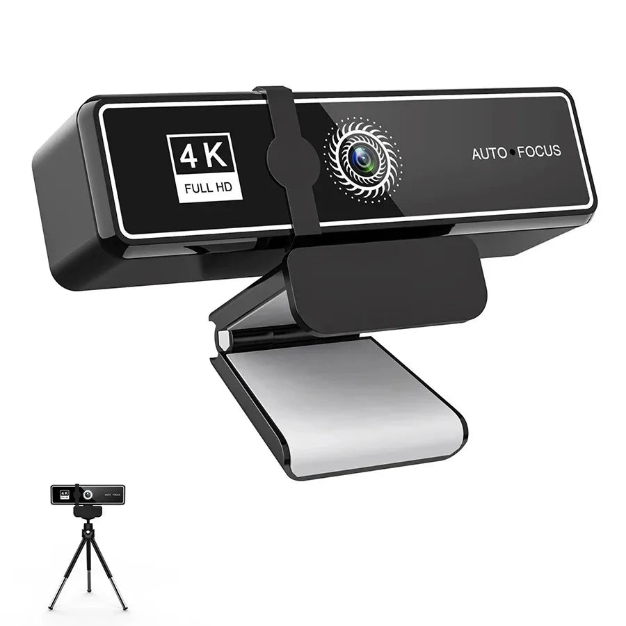 4K Pro Full HD Webcam 4000x3000 Office Meeting Live Camera for PC Laptop Phone Desktop Mini Webcam Free Gift