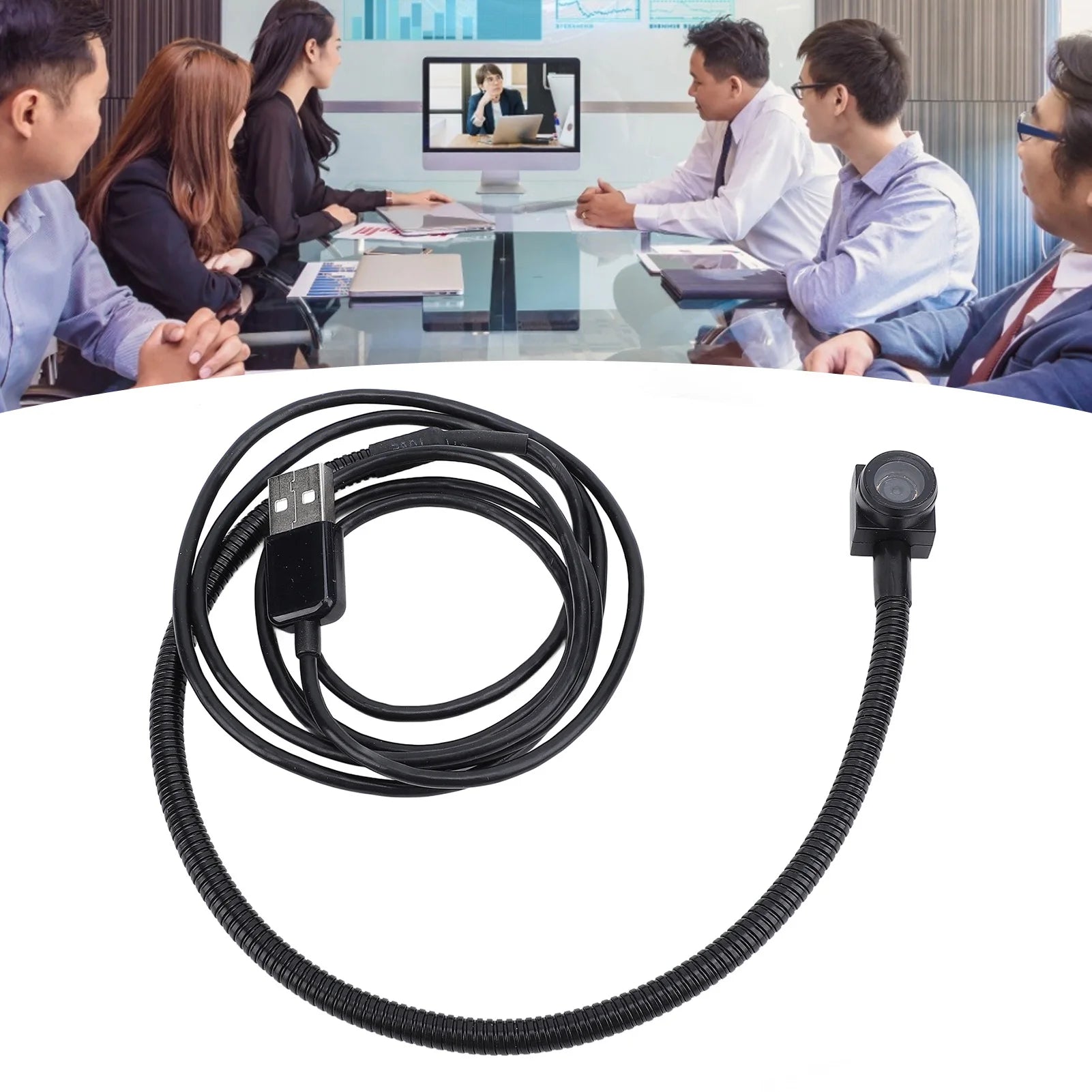 Center Webcam USB Center Webcam 4K 15fps 8MP Auto Focus 80° Viewing Angle Eye Contact Webcam for PC Laptop Middle