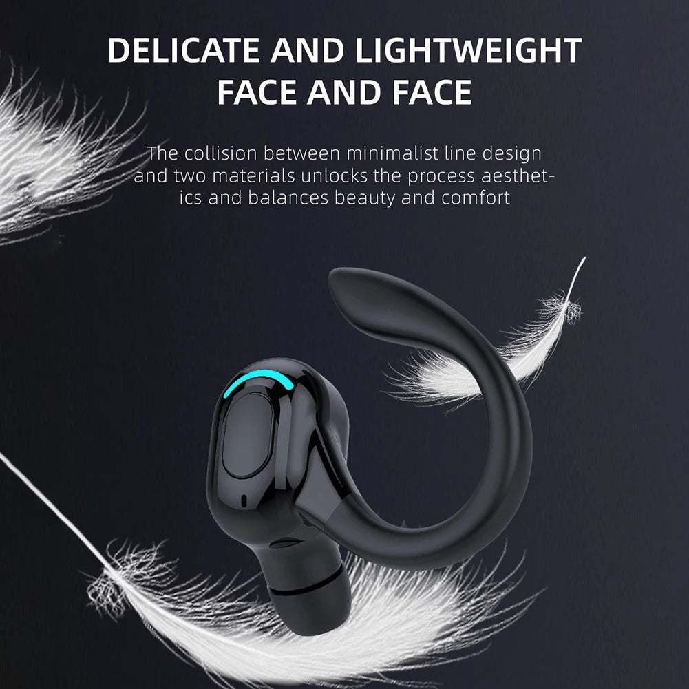 Waterproof Hanging Ear Earbuds Bluetooth-compatible Wireless Business Headset