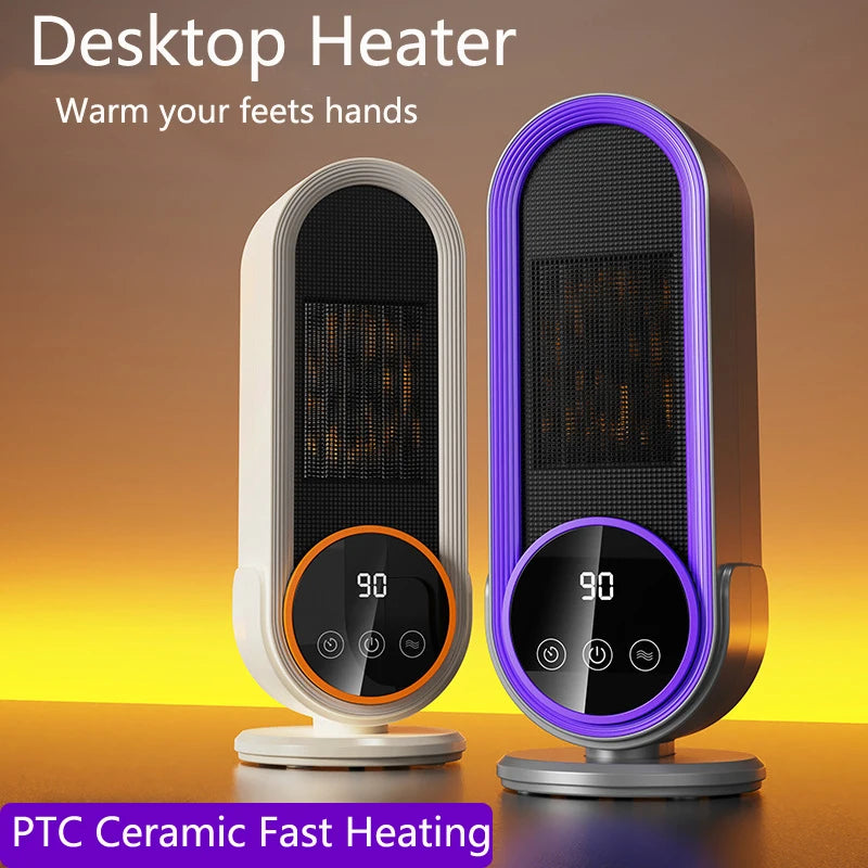 PTC Ceramic Heating For Home Bedroom Office Portable Heater Electric Fan Heater Mini Radiator Desktop Warmer Machine