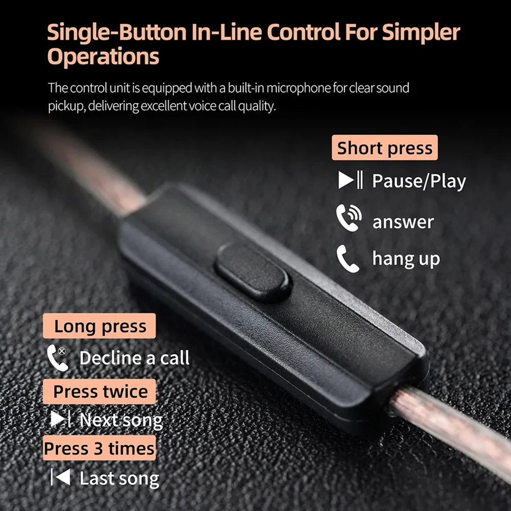 KZ EDX PRO 3.5 Mm Jack Sport Wired Earbuds In-Ear Headsets Comfortable Wearing Wire In-Ear Earbuds Headset