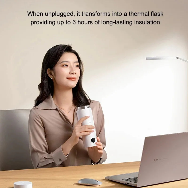 NEW XIAOMI Mijia Portable Electric Kettle 2 Thermos Cup Fast Water Boiler 350ml Smart Temperature Insulated Kettle