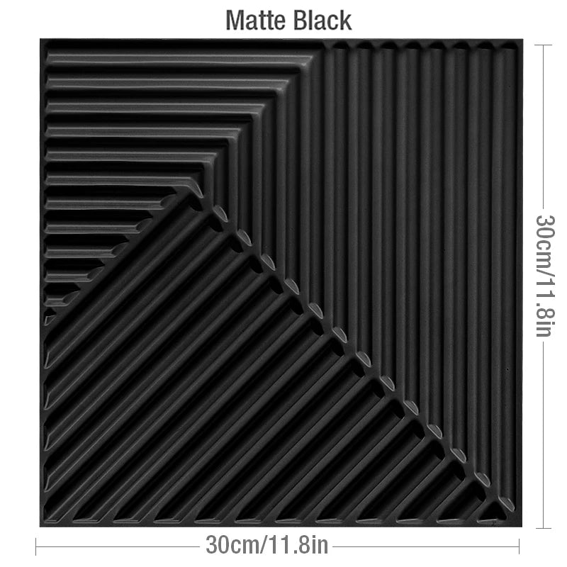 30x30cm DIY 3D wall panel stereo dimension non-self-adhesive indoor wall decor suitable living room hall bedroom hotel