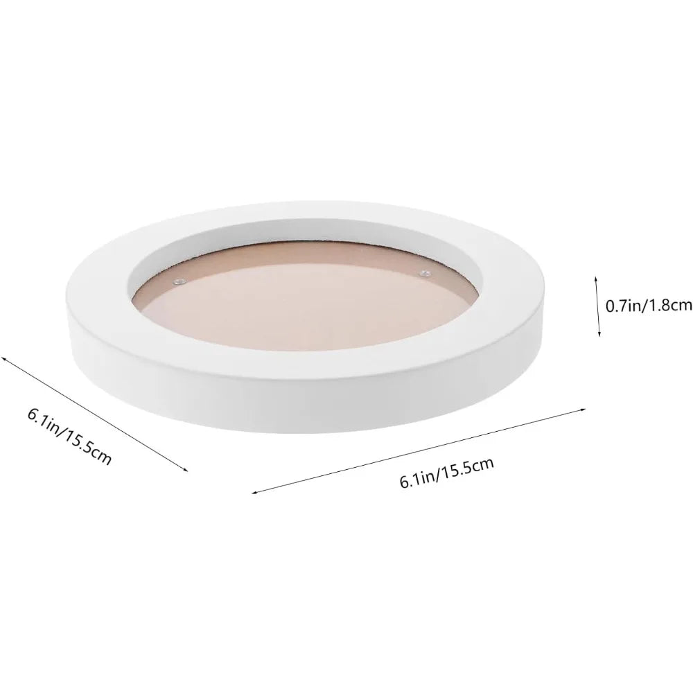 Small Round Picture Frame 5’’ Circle Photo Frame Wall Mount Photo Display Hanger for Living Room Bedroom Office