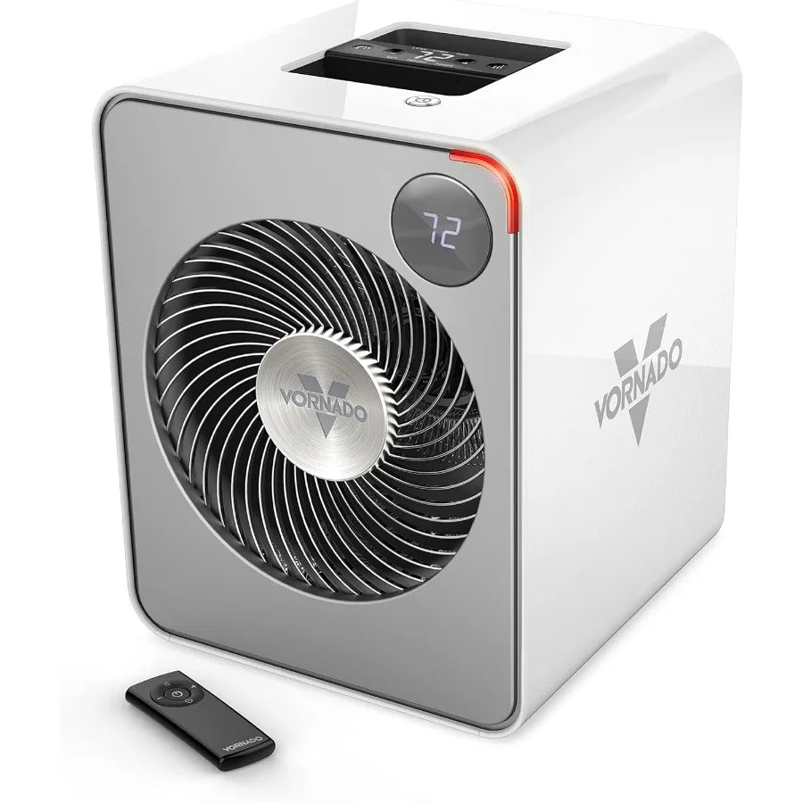 VMH500 Whole Room Metal Heater with Auto Climate Control for Efficient Home or Office Heating Offers Two Heat Settings